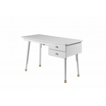 14219 | Bureau enfant 2 tiroirs blanc Bill
