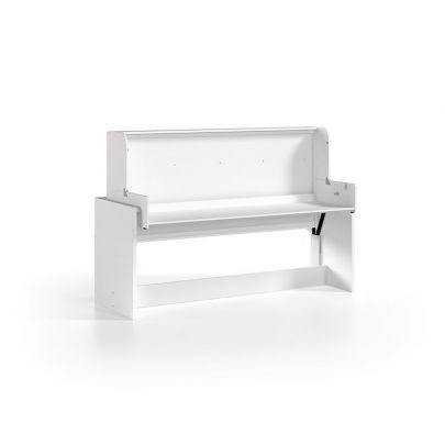 14530 | Lit bureau enfant 90 x 200 cm blanc Dune