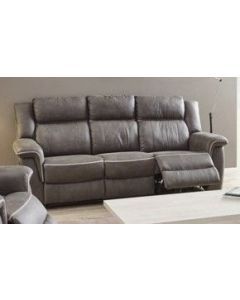 10825 | Canapé de relaxation 3 places 2 relax en tissu Talin