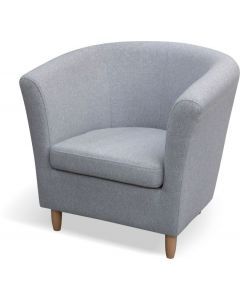 11287 | Fauteuil à pied gris Athene