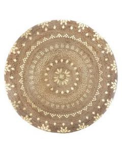 11987 | TAPIS JUTE GOLD SHINE D115