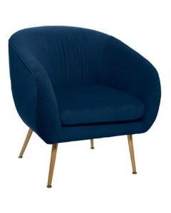 12092 | FAUTEUIL VEL PLI BLEU SOLARO