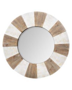 12667 | Miroir bois relief d90