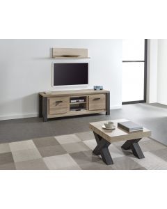 13313 | Meuble TV 2 portes 166cm Pierre