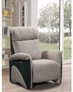 13323 | Fauteuil de relaxation gris clair et anthracite Expresso