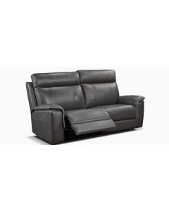 13347 | Canapé de relaxation 3 places 2 relax gris foncé Céleste