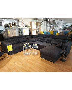 13361 | Canapé panoramique convertible avec coffre 8 places angle droit Mage