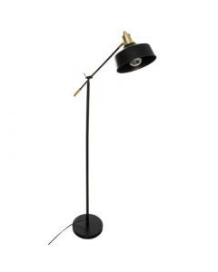 13695 | Lampadaire arc metal "flower" noir h.153