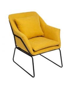 13721 | Fauteuil chet moutarde