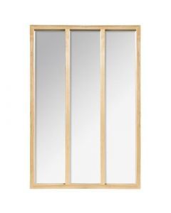 13802 | Miroir atelier bois 76x116