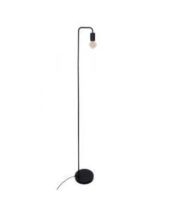 13821 | Lampadaire droit metal "keli" noir h.150