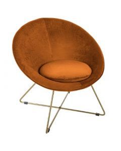 14068 | Fauteuil vel evan ambre