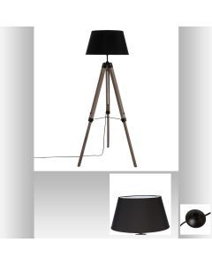 4531 | LAMPADAIRE TREP RUNO NOIR H145