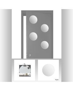 7095 | MIROIR ADHESIF ROND 20X20 X4