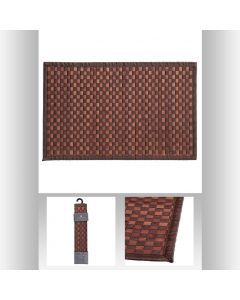 7175 | Tapis bambou damier choco Pesca