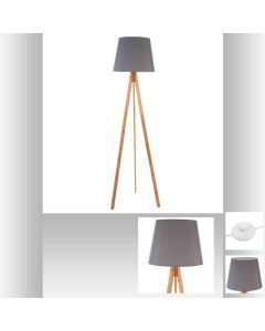7889 | Lampadaire Bahi gris 160 cm