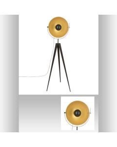 7904 | Lampadaire sur trépied Parabole