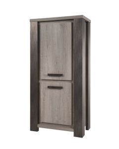 8397 | Meuble de rangement moderne chêne gris Lionel