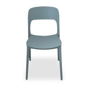 10223 | Lot de 2 chaises design rétro bleu clair Vivian