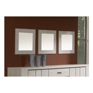1081 | Lot de 3 miroirs carré Drancy