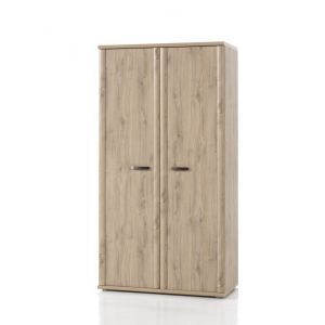 11352 | Armoire enfant 2 portes chêne Mirko