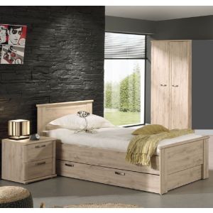 11362 | Chambre enfant complète 3 pièces chêne Mirko