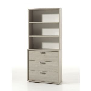 11375 | Commode contemporaine avec rangement chêne clair Morgan