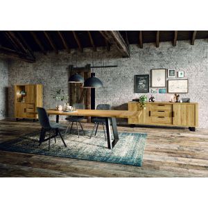 12630 | Buffet en chêne massif 230cm Antonio