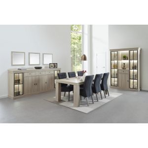 12918 | Salle à manger complète contemporaine buffet 111 cm de hauteur Cactus