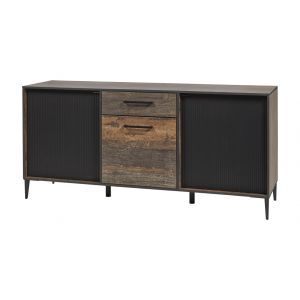 13426 | Buffet industriel 190 cm bois navire Periza