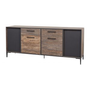 13427 | Buffet industriel 210 cm bois navire Periza
