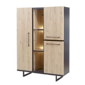 14000 | Argentier 3 portes chêne clair Valinco