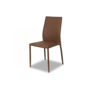 5340 | Lot de 6 chaises en PU Perouse cappuccino