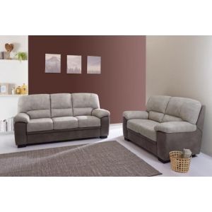 5865 | Ensemble canapés 3 et 2 places Bloom bicolore