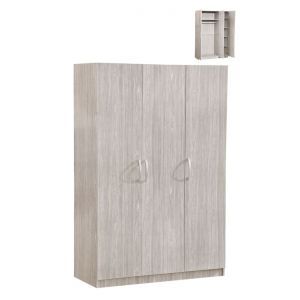 685 | Armoire penderie et lingère 3 portes Simpson