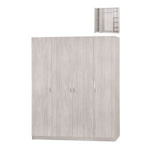 686 | Armoire penderie et lingères 4 portes Simpson