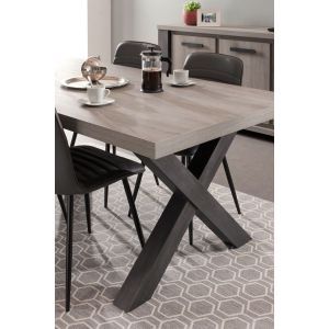 8400 | Allonge chêne gris pour table de salle à manger Lionel