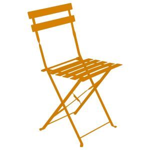8440 | Lot de 2 chaises pliantes Barbade mandarine