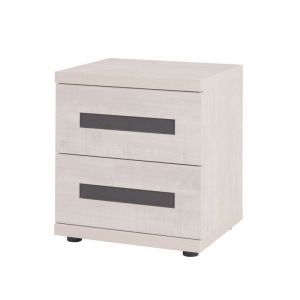 8927 | Table de chevet 2 tiroirs système push to open Lumix