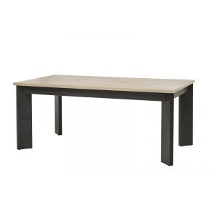 8947 | Table de salle à manger style industriel allongeable Fedo