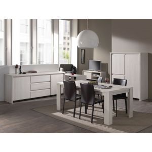 9187 | Salle à manger complète style contemporain beige Loso