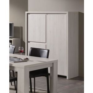 9192 | Bahut haut contemporain 3 portes beige Loso