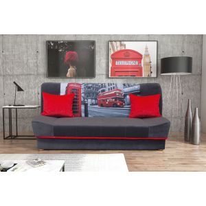 9682 | Clic-clac habillage londonien noir et rouge English