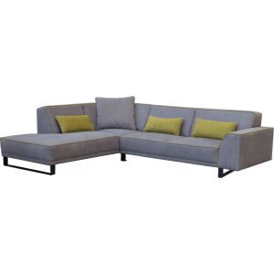 9691 | Canapé d'angle en tissu avec coussins angle gauche Danne