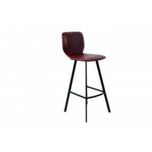 9958 | Lot de 4 chaises hautes design PU brun Wino