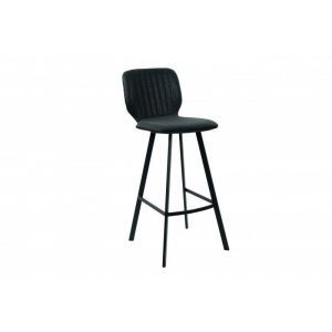 9977 | Lot de 2 chaises hautes design PU noir Wino