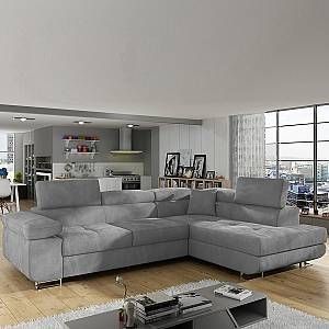 Canapé d'angle en tissu