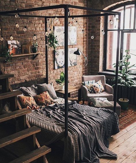 Chambre style industriel